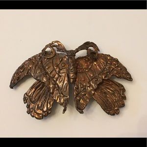 Copper Butterfly Belt Buckle designed by Joanne Cooper